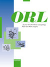 ORL-Journal for Oto-Rhino-Laryngology Head and Neck Surgery杂志封面
